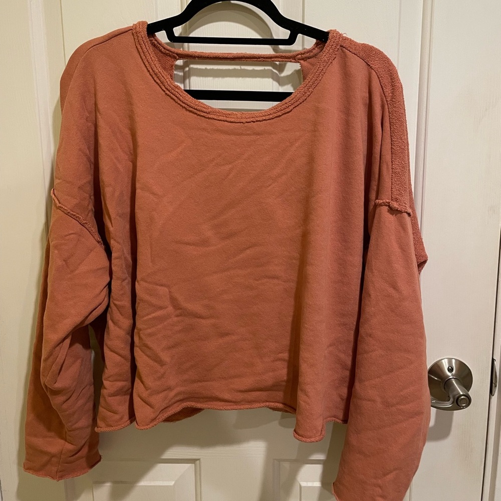 Aerie twist open back sweater